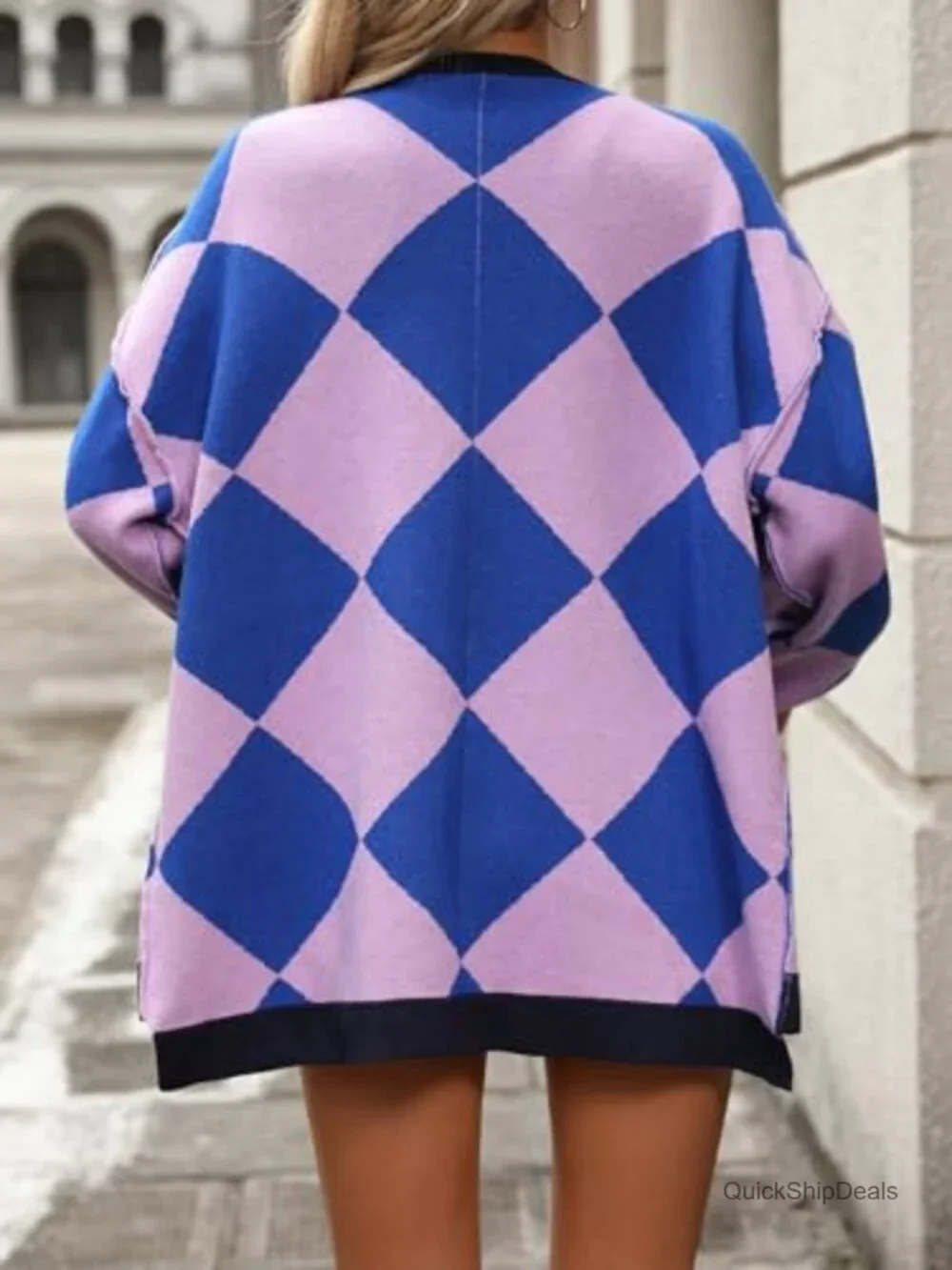 N/A cozy argyle